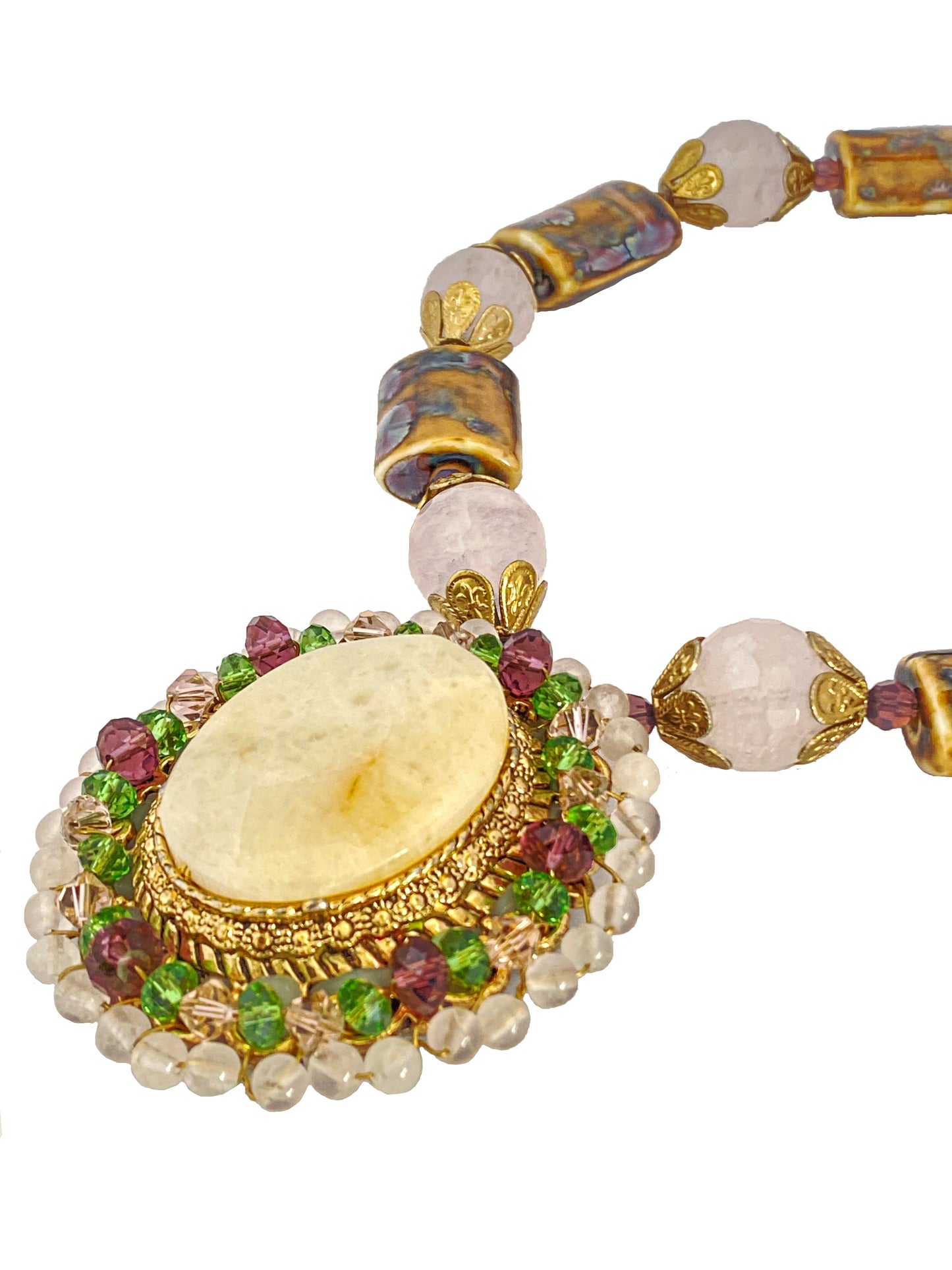 Gemstone Quartz Necklace