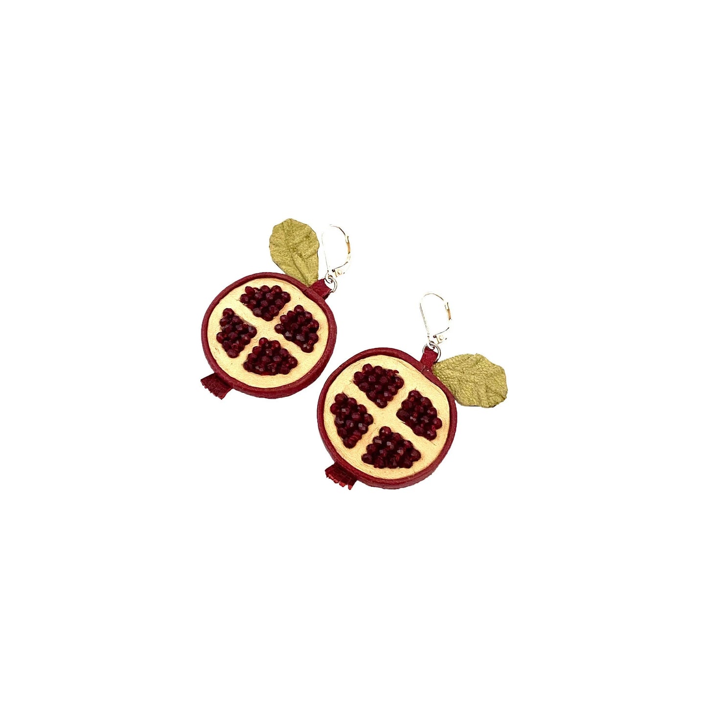 Crystal Pomegranate Earrings