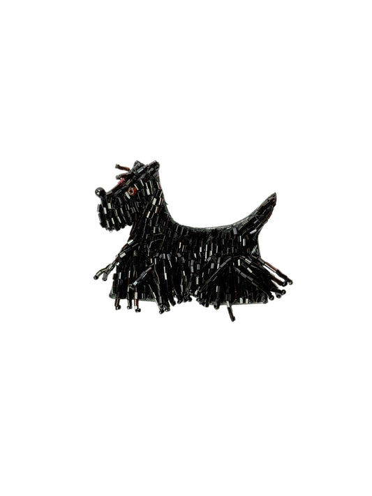 Black Yorkie Brooch