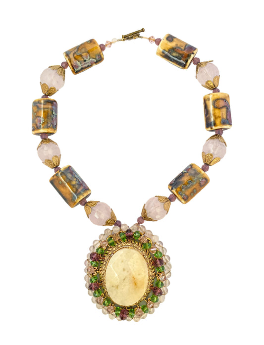 Gemstone Quartz Necklace