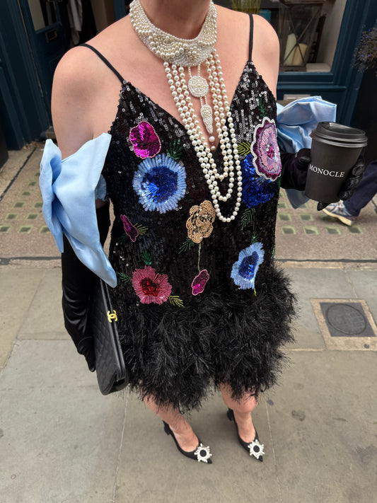 Cascading Pearl Statement Necklace