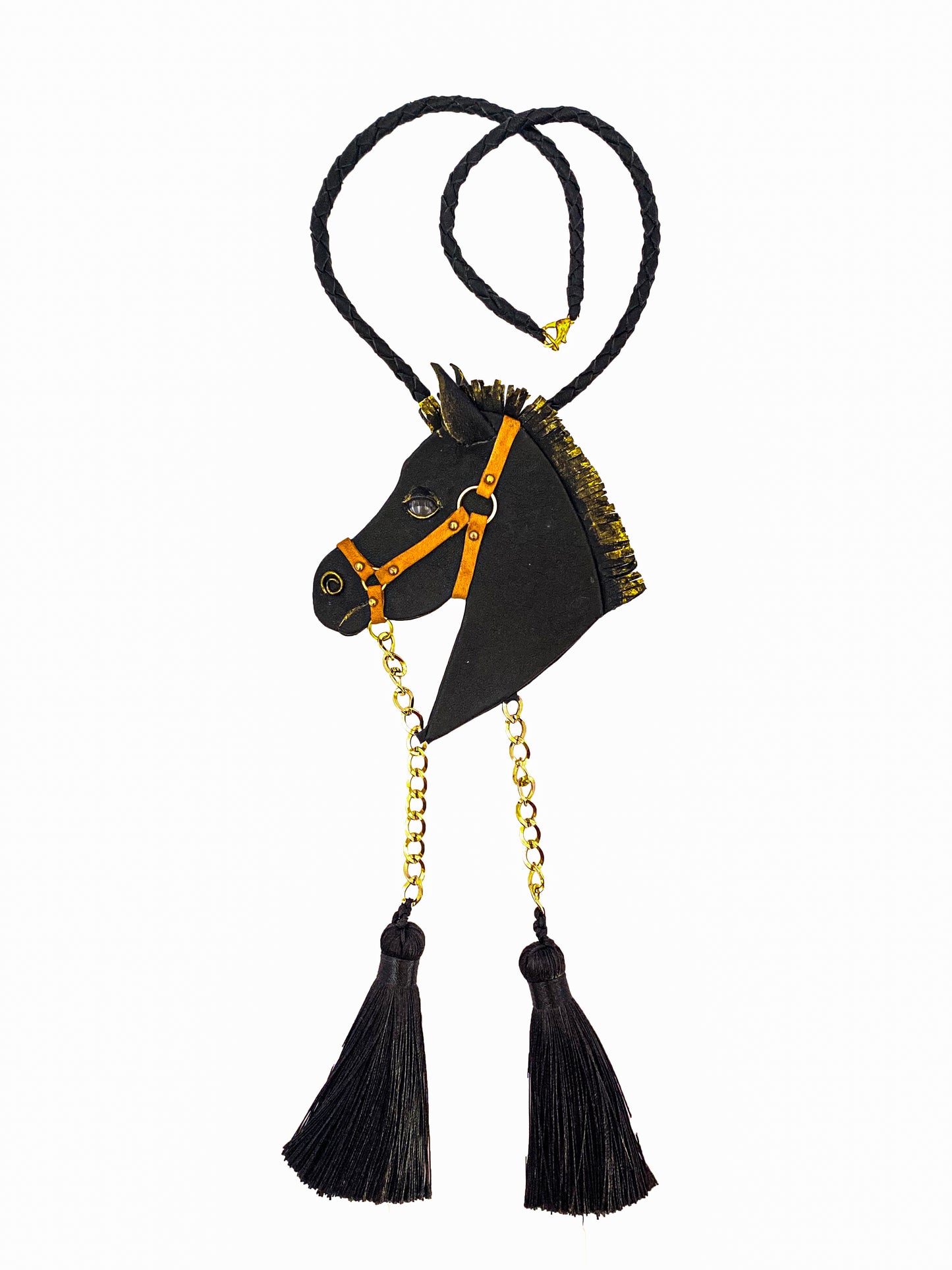 Horse Necklace Convertible Brooch