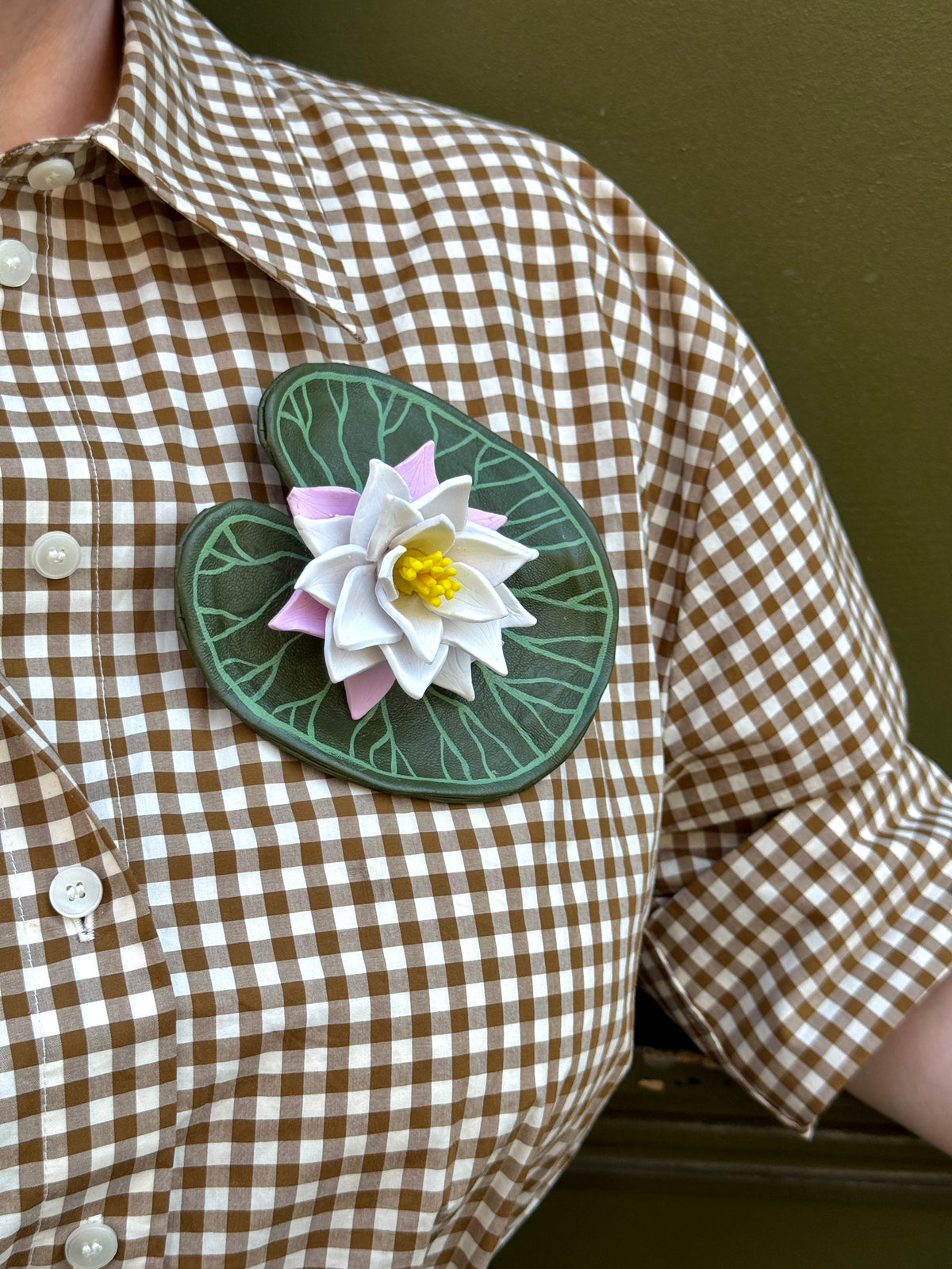 Water Lily Brooch