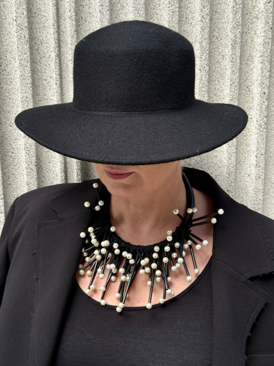 Pearl Burst Statement Necklace